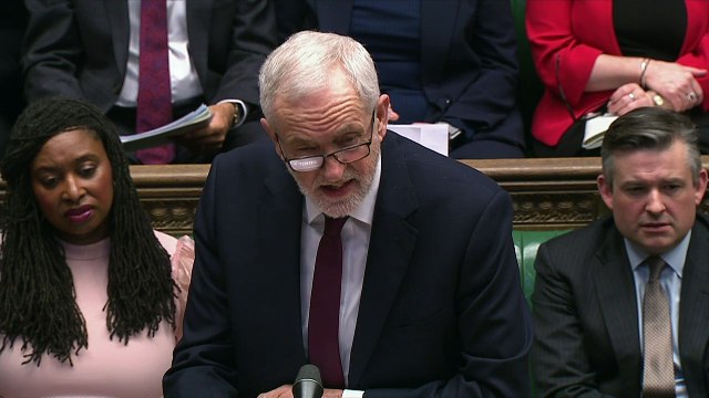 Johnson and Corbyn clash over gender pay during PMQs