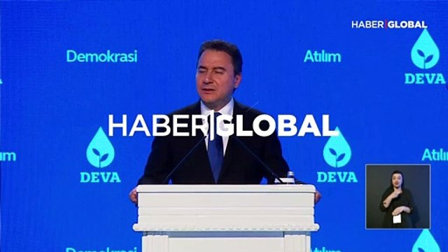 Ali Babacan DEVA Partisi tanıtım toplantısında parti programını açıkladı