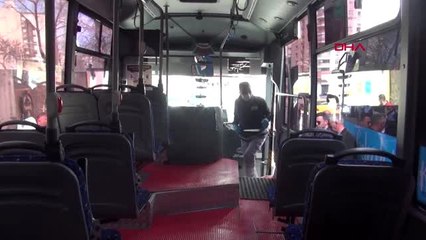 Niğde'de toplu taşıma araçlarına koronovirüs önlemleri