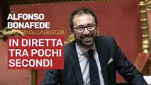 Bonafede - Informativa sull-attuale situazione nelle carceri in diretta dal Senato (11.03.20)