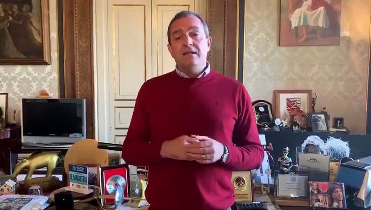 De Magistris - Un #grazie a tutti i napoletani che stanno collaborando (11.03.20)