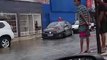 Durante fortes chuvas em Sousa, casa desaba, atinge carro e por pouco não causa tragédia