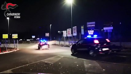 Roma - Blitz antidroga a Ponte di Nona- affari da 300mila euro al mese (10.03.20)