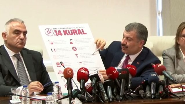 Bakan Koca, Bilim Kurulu toplantısı sonrası koronavirüs önlemleriyle ilgili 14 altın kuralı açıkladı