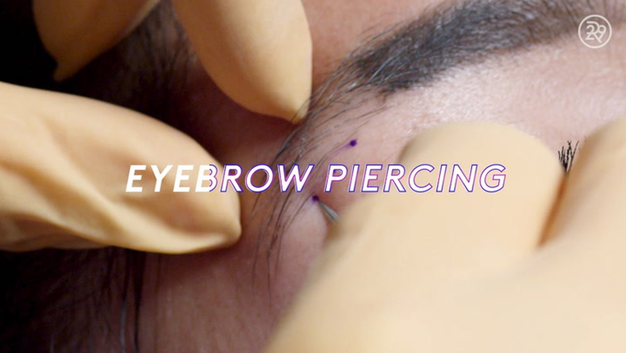 I Got An Eyebrow Piercing For The First Time