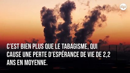 La pollution de l'air est ce qui réduit le plus l'espérance de vie à travers le monde
