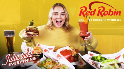 Julia Tries The Most Popular Menu Items At Red Robin
