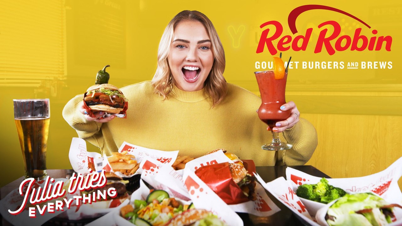 Julia Tries The Most Popular Menu Items At Red Robin