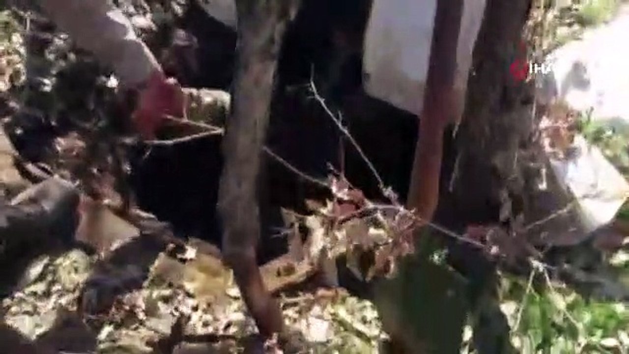 Teröristlerin inleri yerle bir edildi