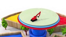 Learn Colors for Children With Car VS Cars Street Vehicles Toys Colours Magic Liquids