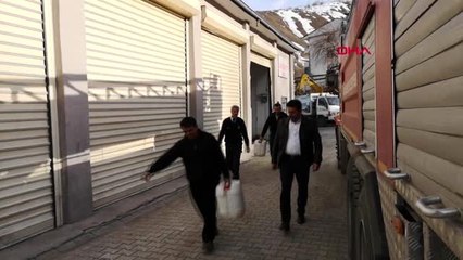 VAN Çatak'ta cadde ve sokaklar dezenfekte edildi