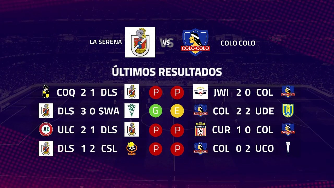 Previa partido entre La Serena y Colo Colo Jornada 7 Primera Chile