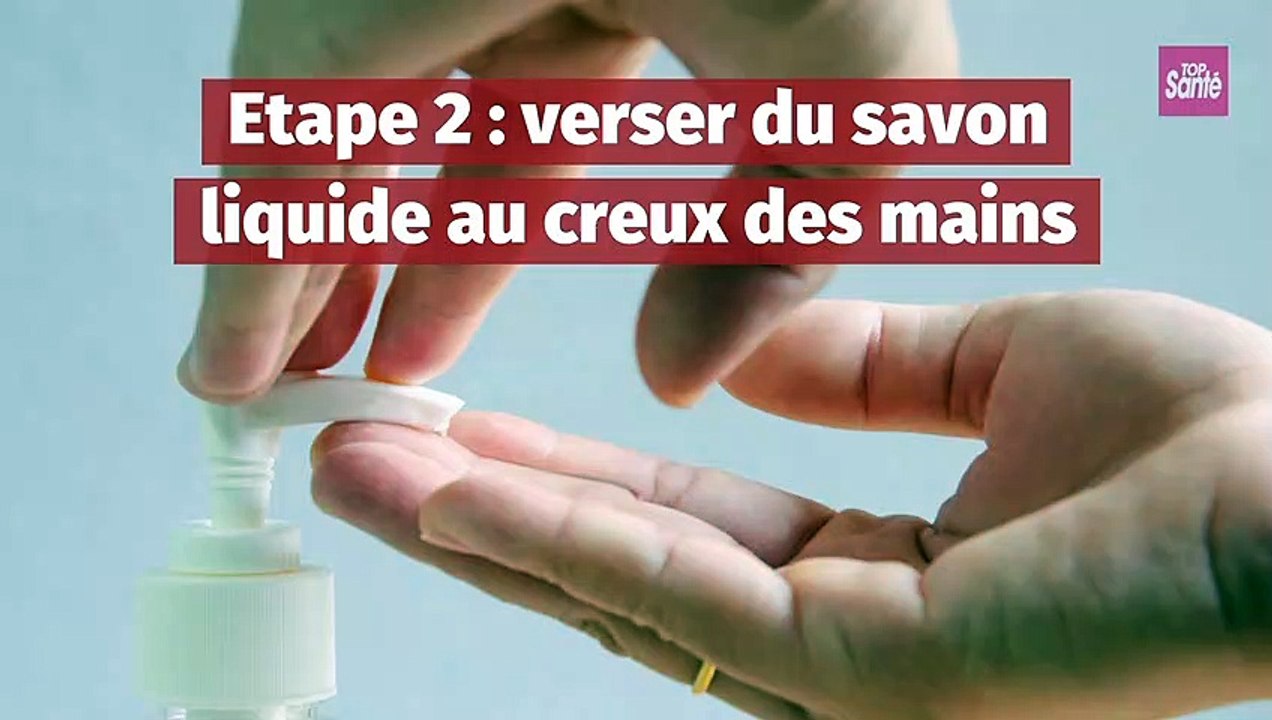 Bien se laver les mains en 8 étapes