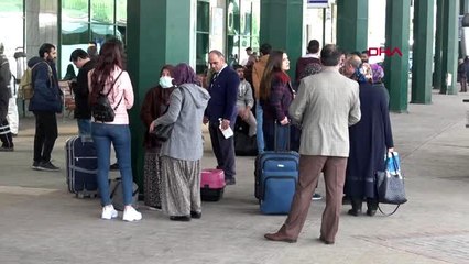 Kocaeli Otogarı'nda koronavirüs önlemi