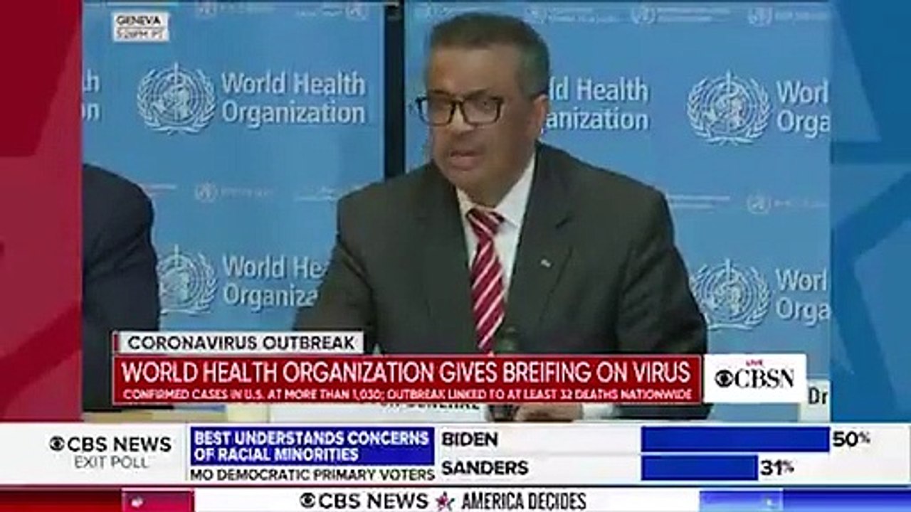 The World Health Organization Declares The New Coronavirus Outbreak A Pandemic