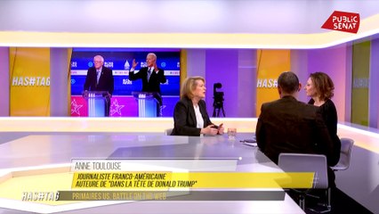 Extrait Hashtag, pour Anne Toulouse, "Joe Biden a derrière lui l'appareil du parti", un avantage considérable dans ces primaires