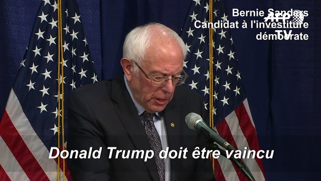 Bernie Sanders reste en lice aux primaires démocrates pour tout faire pour battre Trump