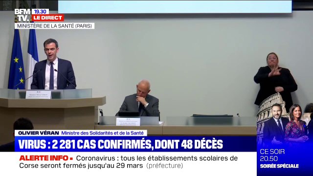 Coronavirus: Interdiction des rassemblements de plus de 50 personnes dans 19 communes de l'est de Montpellier , selon Véran