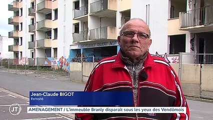 AMENAGEMENT L'immeuble Branly disparaît sous les yeux des Vendômois
