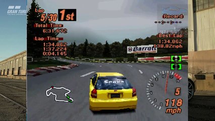 Gran Turismo 2 (PSX) Parte 38 - Corrida Endurance em Trial Mountain