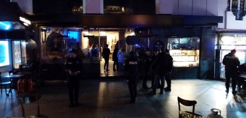 Beyoğlu'nda tatlıcıda parlayan tüp paniğe sebep oldu