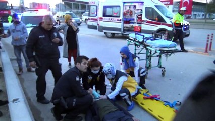 - Başkentte bir otomobil takla attı: 1 yaralı