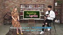 [Pops in Seoul] Reading the Lyrics! HyunA(현아)'s FLOWER SHOWER || Entertainment 2020