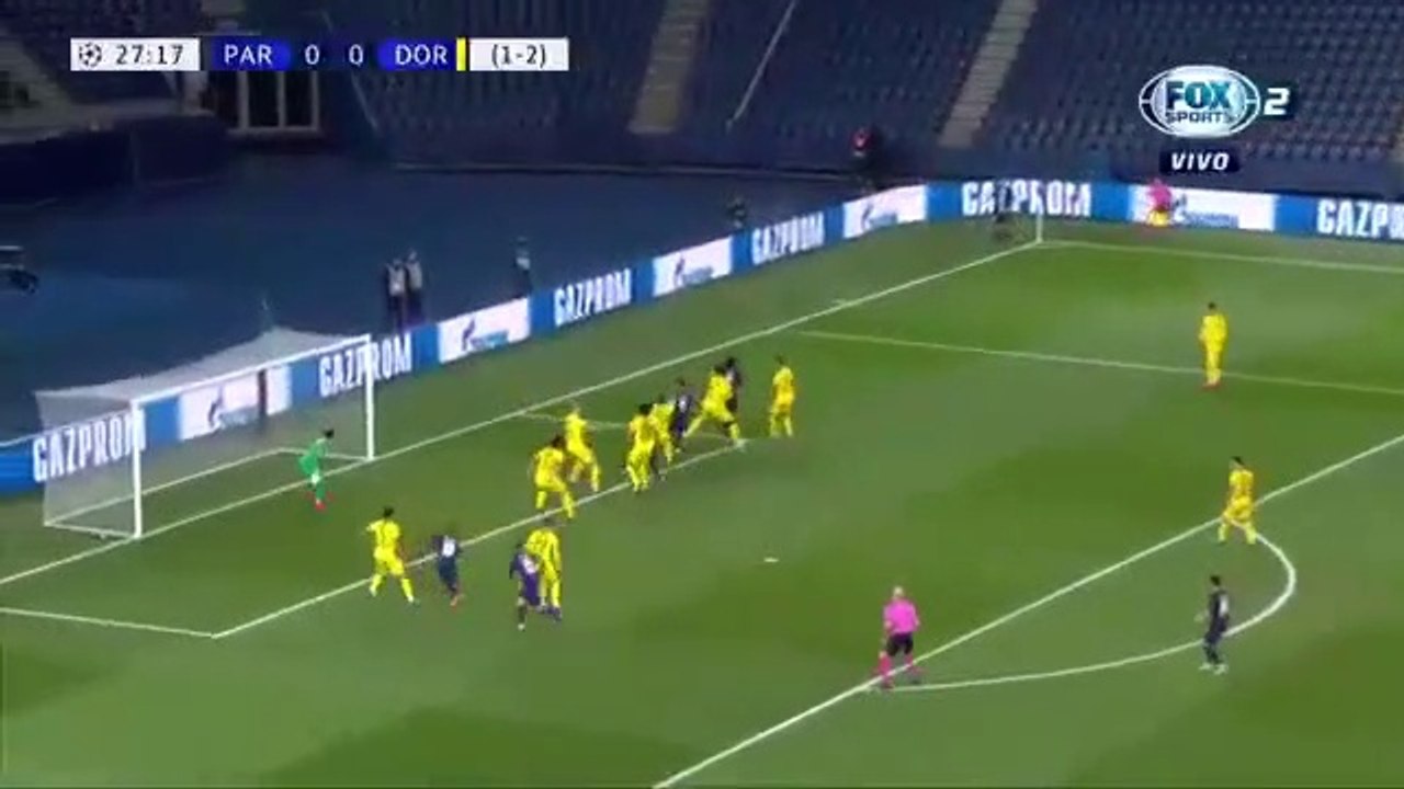 GOL DE NEYMAR - PSG 1 x 0 Borussia Dortmund - Liga dos campeões da Europa 2020