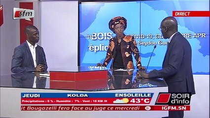 SOIR D'INFO - Français - Invité : SEYDOU GUEYE - Pr : NDEYE ARAME TOURÉ - 11 Mars 2020
