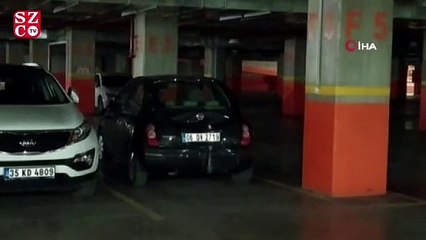 Avcılar'da otoparkta kaza: Sürücü AVM'ye daldı