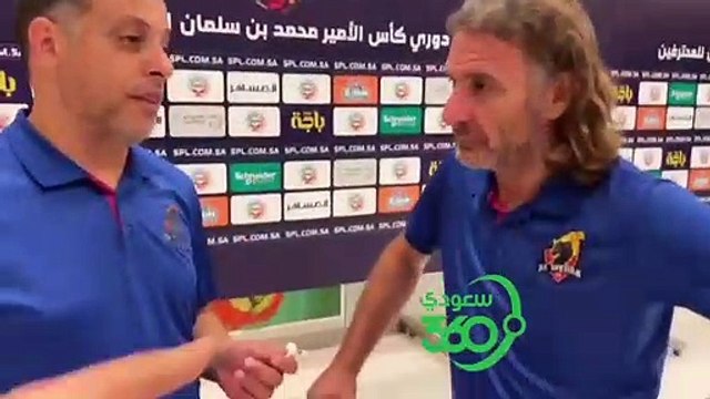 شاهد ماذا قال مدرب @alwehdaclub1 كارينيو الاتحاد الوحده @alshaheno