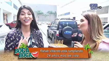VIDEO | Rahab Villacrés está de cumpleaños: lo que dijo ella en su día especial