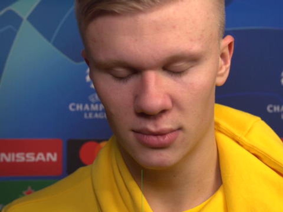 8es - Haaland : "Difficile car les Parisiens sont tellement bons"