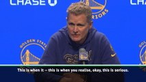 Kerr realising coronavirus threat with Warriors to play behind closed doors