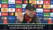 'The way Atletico play, I just don't get it' - Klopp after Liverpool elimination