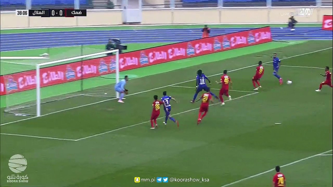 اهداف مباراة ضمك والهلال 1-1