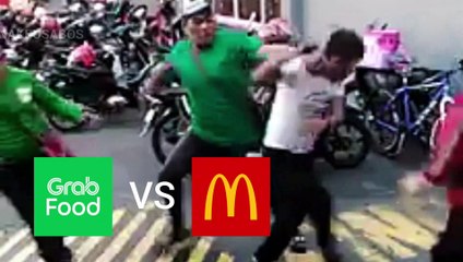 Grab Food VS McDonald Featuring Food Panda