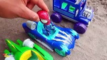 Learn colors With lightning Mcqueen and Friends Cars 3 Toys Pj Masks Toys Beads balls learning