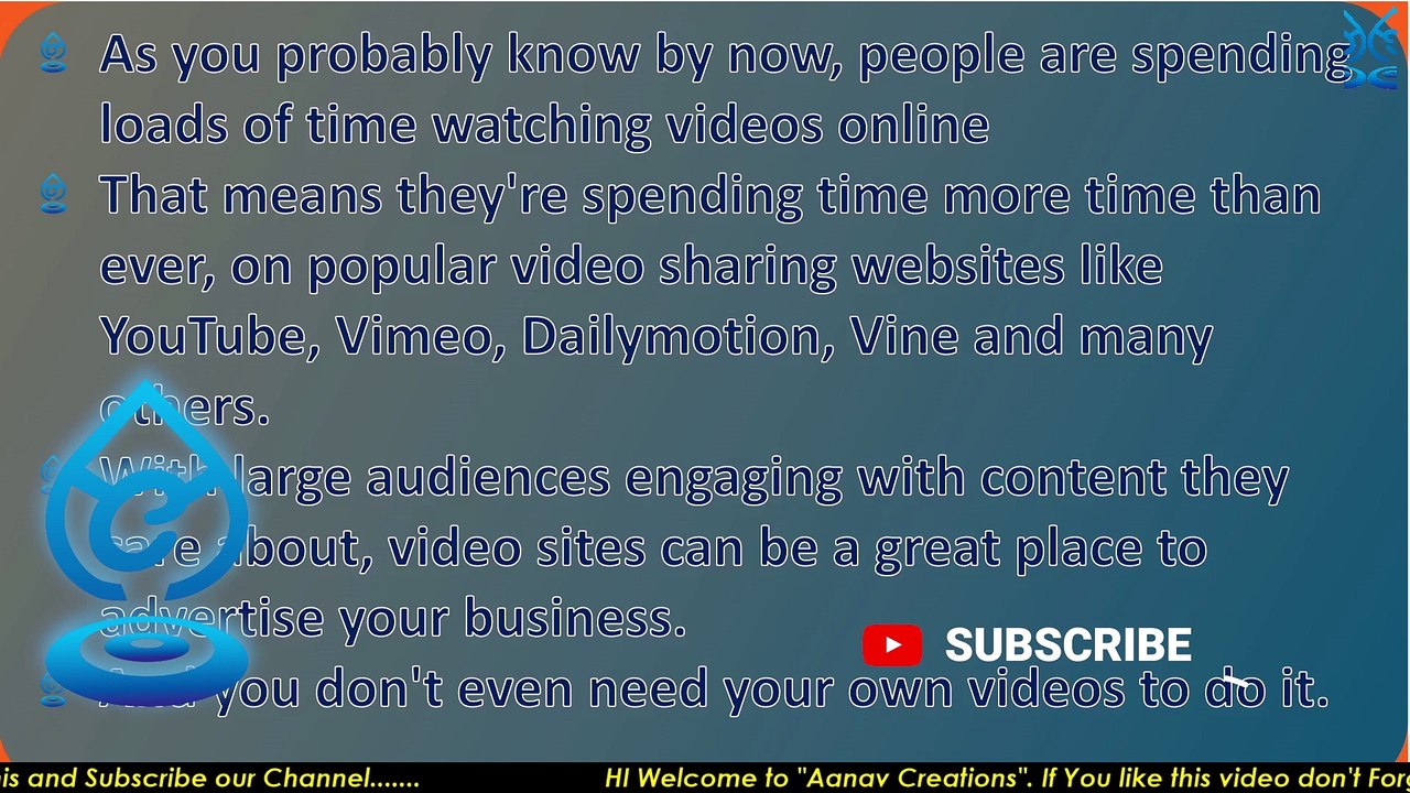 Advertising on video sharing sites |Digital Marketing| Class 81 |  @Aanav Creations   @Technical Maanav