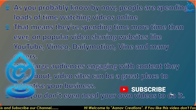 Advertising on video sharing sites |Digital Marketing| Class 81 | @Aanav Creations @Technical Maanav