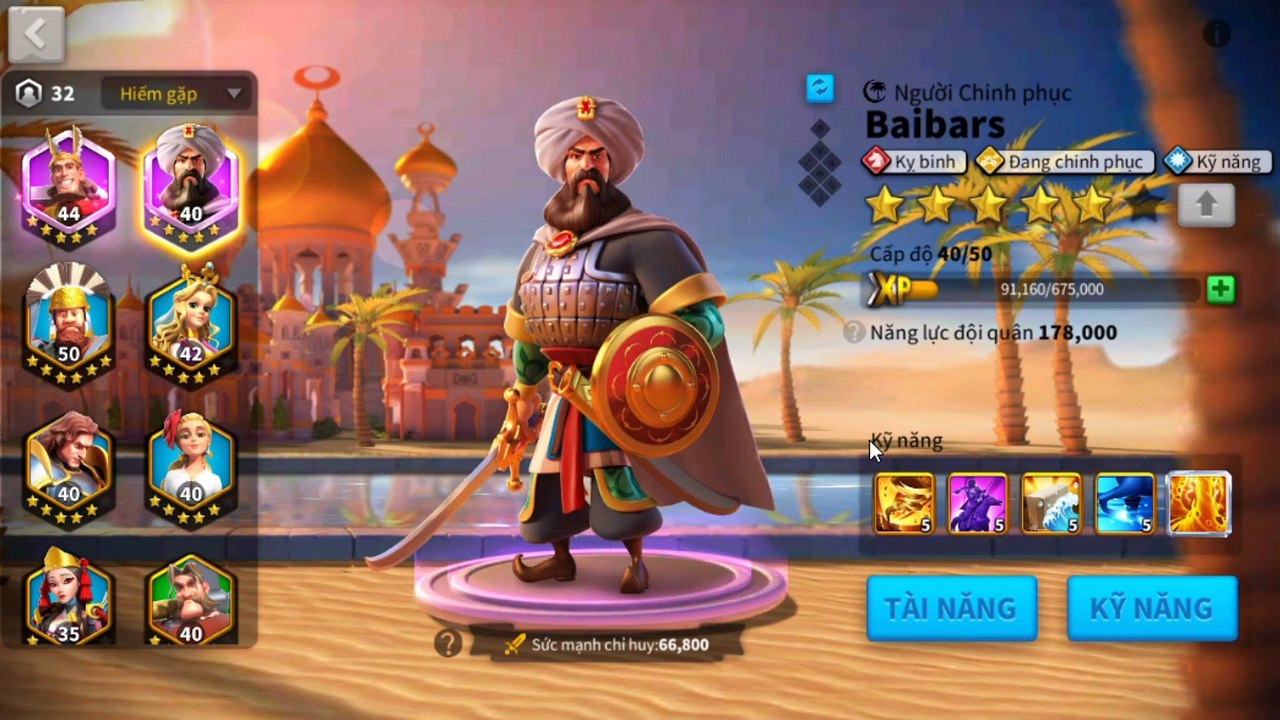 Cach Nang Tai Năng Cho Baibars Trong Rise Of Kingdoms New Video Dailymotion