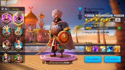 Cách nâng tài năng cho BaiBars trong Rise of Kingdoms ( New)
