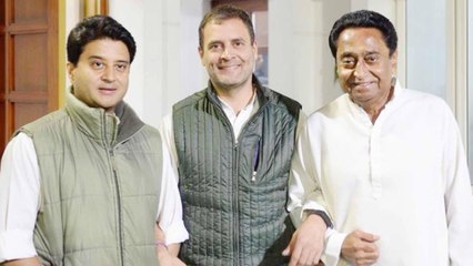 Rahul Gandhi retweets 2018 photo with Scindia, Kamal Nath
