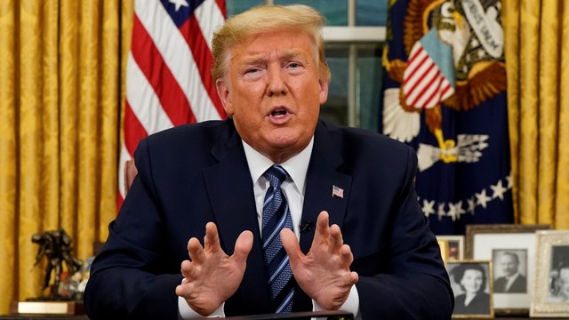 Coronavirus pandemic: US suspends travel from Europe for 30 days