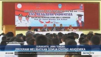Program UNS Mengajar Indonesia Libatkan Ribuan Civitas Akademika