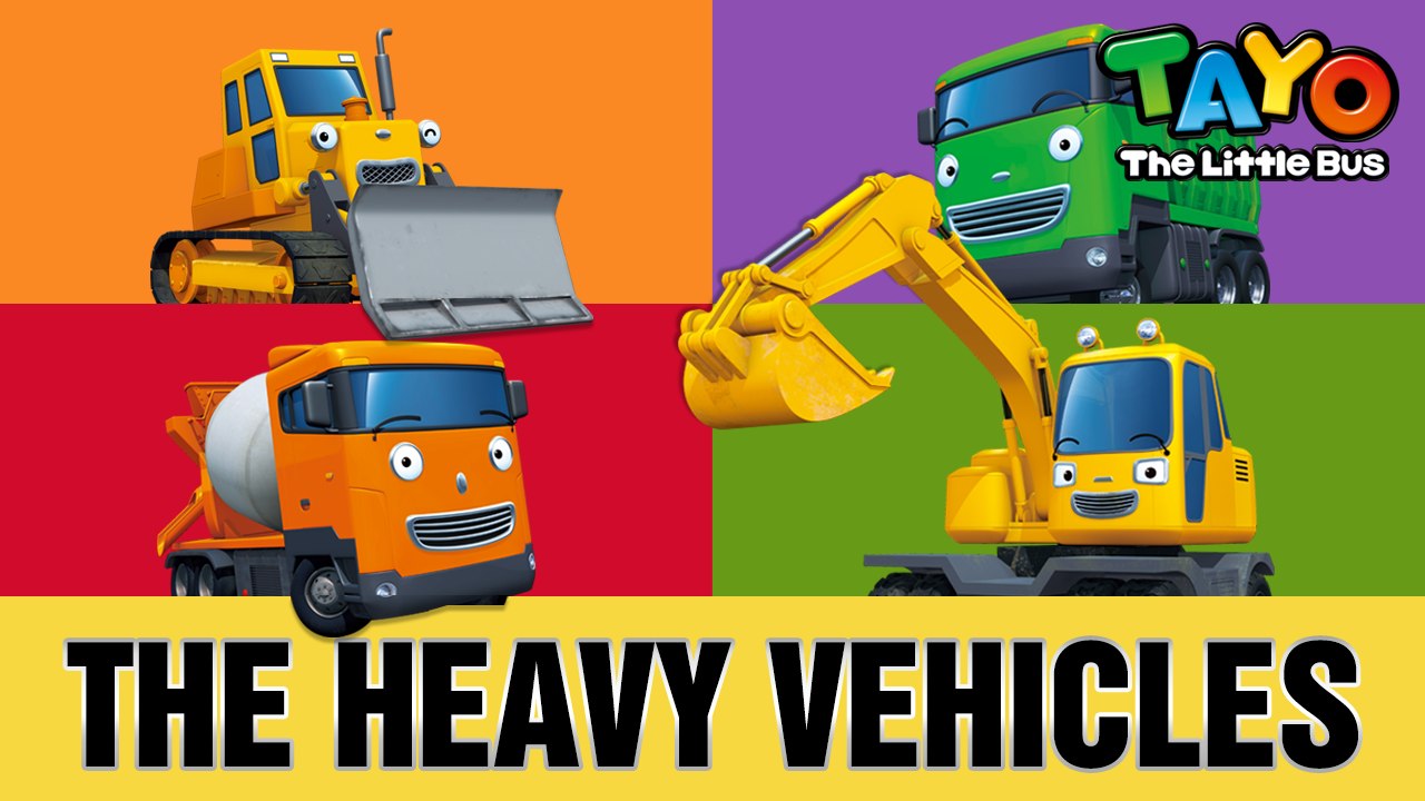 [Meet Tayo's Friends] #3 The Heavy Vehicles