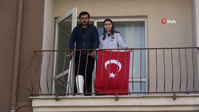 İdlib gazisi Uzm Çvş Aşkın Karabaş iyileşip görevine dönmeyi dört gözle bekliyor