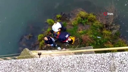 Lise öğrencisi kız tarihi köprüden Yeşilırmak’a atladı