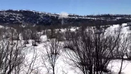 "Kapan-7 Garisa Operasyonu"nda 17 mağara, barınak ve sığınak imha edildi