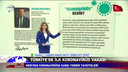 Kanal 7'de Sabah - 12 Mart 2020